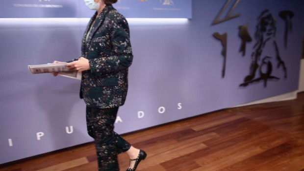 ep la portavoz del pp en el congreso de los diputados cuca gamarra a su llegada a una rueda de