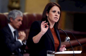 ep la portavoz socialista adriana lastra interviene en el pleno celebrado en el congreso