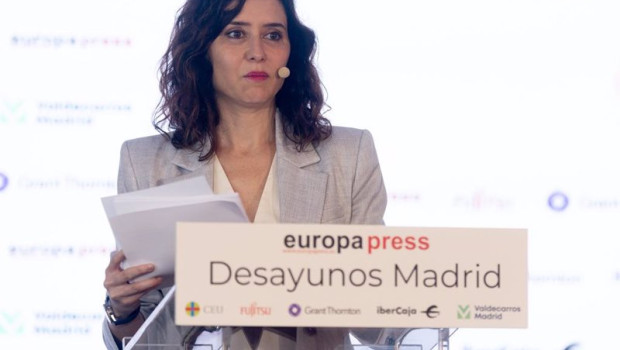 ep la presidenta de la comunidad de madrid isabel diaz ayuso interviene durante un desayuno madrid