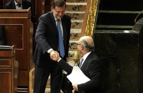 ep mariano rajoy saludacristobal montoro