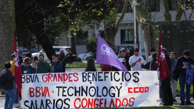 ep movilizacion de trabajadores de bbva technology en bilbao