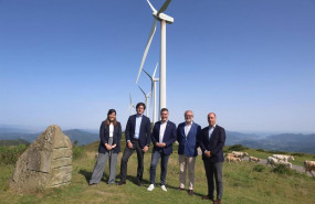ep representantes del gobierno vasco iberdrola y siemens gamesa en el monte oiz