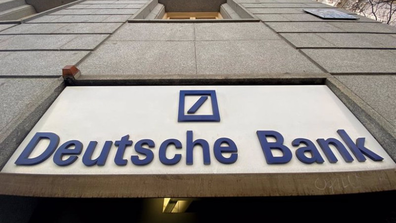 ep archivo cartel de deutsche bank en una sucursal de madrid espana ep archivo cartel de deutsche bank en una sucursal de madrid espana