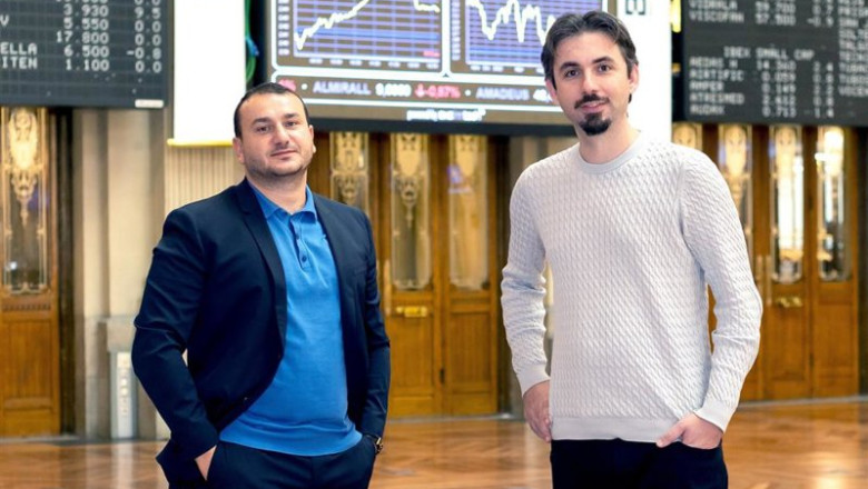 ep archivo   de izquierda a derecha el cofundador y co consejero delegado de bit2me andrei manuel y