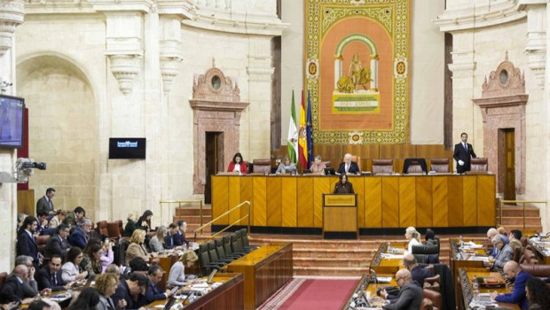 ep archivo   debate de la ley de vivienda en el pleno del parlamento andaluz foto de archivo