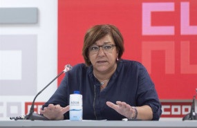 ep archivo   la secretaria de accion sindical de ccoo mari cruz vicente comparece en una rueda de