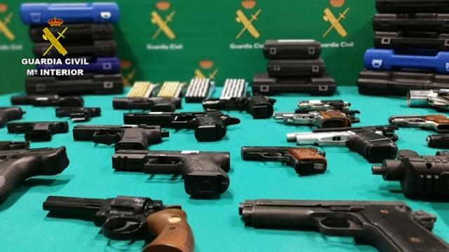 Armas incautadas en la Operación 'Benjamín' | GUARDIA CIVIL ep armas incautadasla operacion benjamin