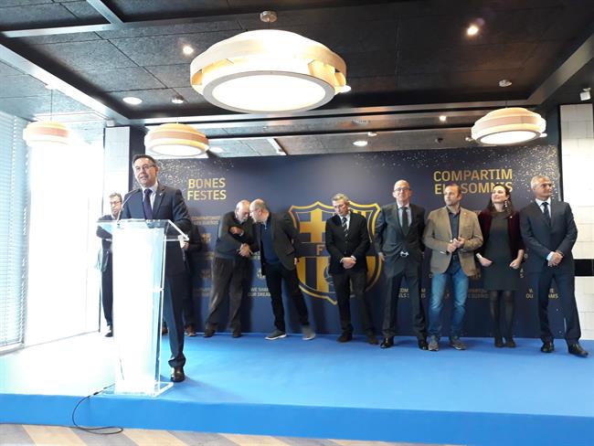 Bartomeu durante su discurso | EUROPA PRESS ep bartomeu durantediscurso