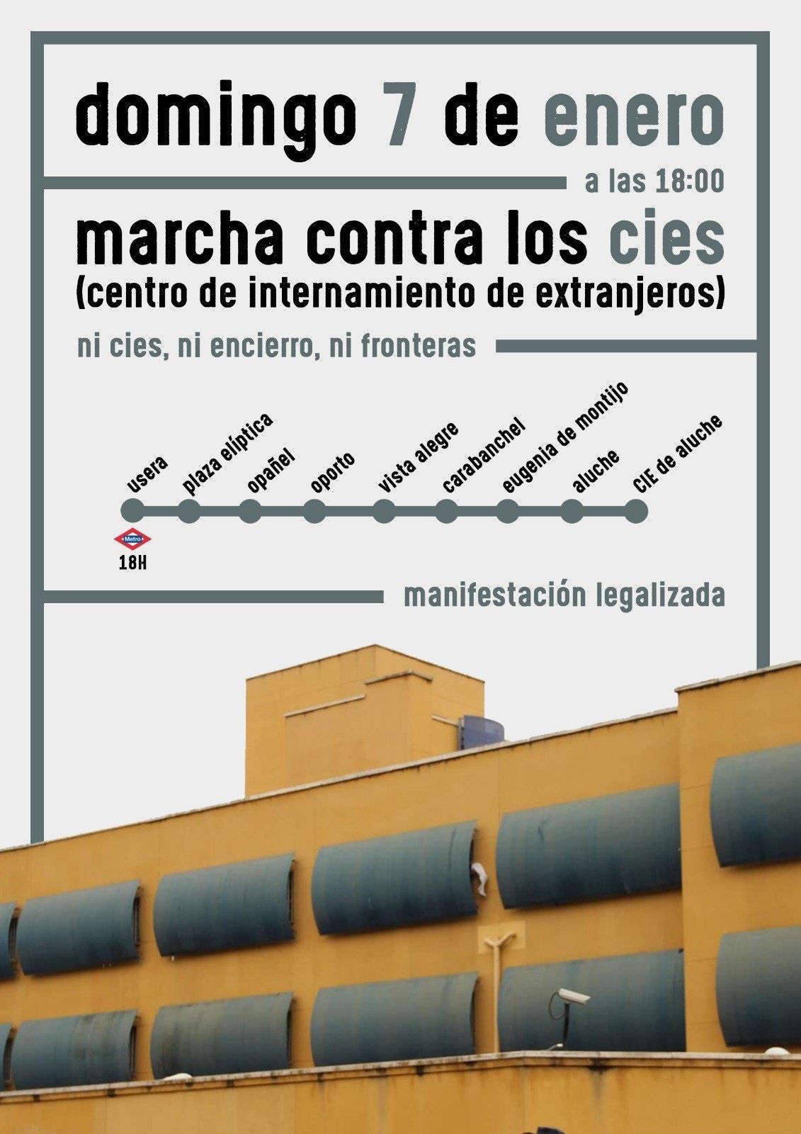 Cartel de la marcha | SOS RACISMO MADRID ep cartella marcha 20180106135602