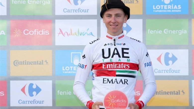 El ciclista esloveno Tadej Pogacar (UAE-Team Emirates). | UNIPUBLIC / PHOTOGOMEZ SPORT ep el ciclista esloveno tadej pogacar uae-team emirates