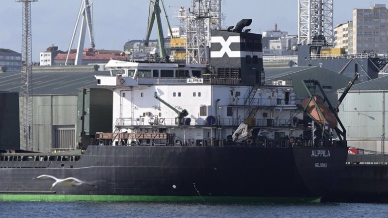 El mercante Alppila llega a A Coruña con maíz ucraniano | M. Dylan - Europa Press ep el mercante alppila llega a a coruna con maiz ucraniano