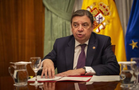 ep el ministro de agricultura pesca y alimentacion luis planas durante una reunion con el presidente