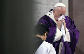 ep el papa en la celebracion del miercoles de ceniza de este miercoles
