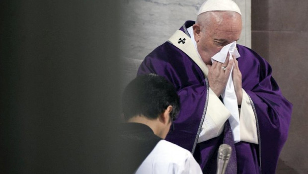 ep el papa en la celebracion del miercoles de ceniza de este miercoles