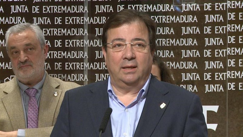 ep el presidente de la junta de extremadura guilermo fernandez vara