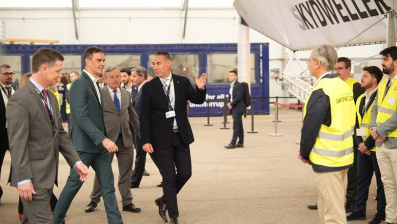 ep el presidente del gobierno pedro sanchez visitando la empresa skydweller en albacete ep el presidente del gobierno pedro sanchez visitando la empresa skydweller en albacete