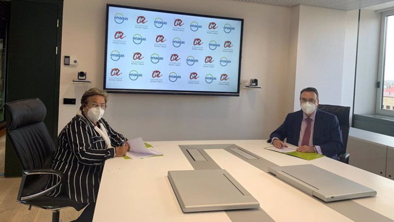 Firma del acuerdo entre Enagás y URV | ENAGÁS ep firma del acuerdo entre enagas y urv