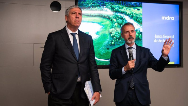 ep i d el nuevo consejero delegado de indra jose vicente de los mozos y el presidente de indra marc ep i d el nuevo consejero delegado de indra jose vicente de los mozos y el presidente de indra marc