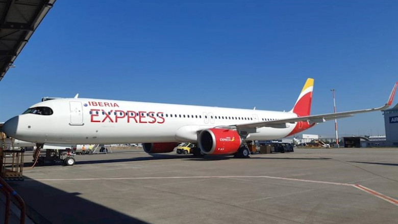Iberia Express da la bienvenida al primer A321neo de su flota | IBERIA EXPRESS - Archivo ep iberia express da la bienvenida al primer a321neo de su flota