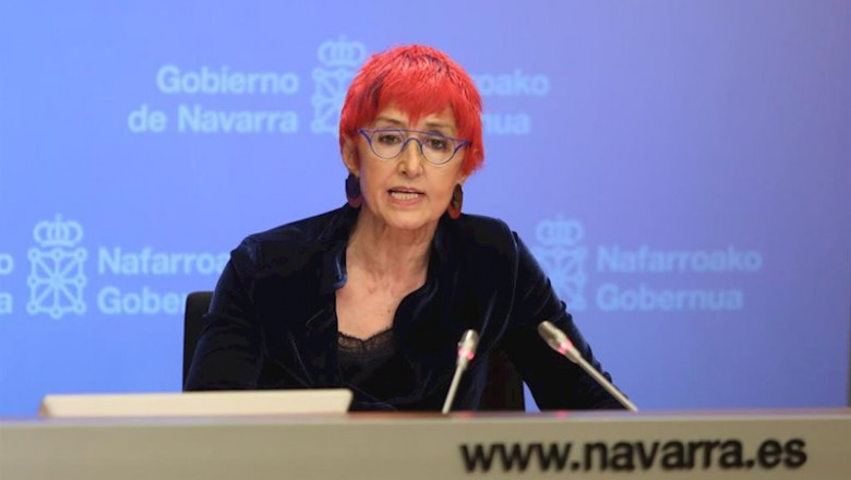 La consejera de Salud, Santos Induráin. | GOBIERNO DE NAVARRA ep la consejera de salud santos indurain