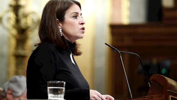 ep la portavoz parlamentaria socialista adriana lastra durante su replica este miercoles en el