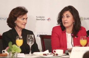 ep la presidenta de la comunidad de la rioja concha andreu dech y la vicepresidenta primera del