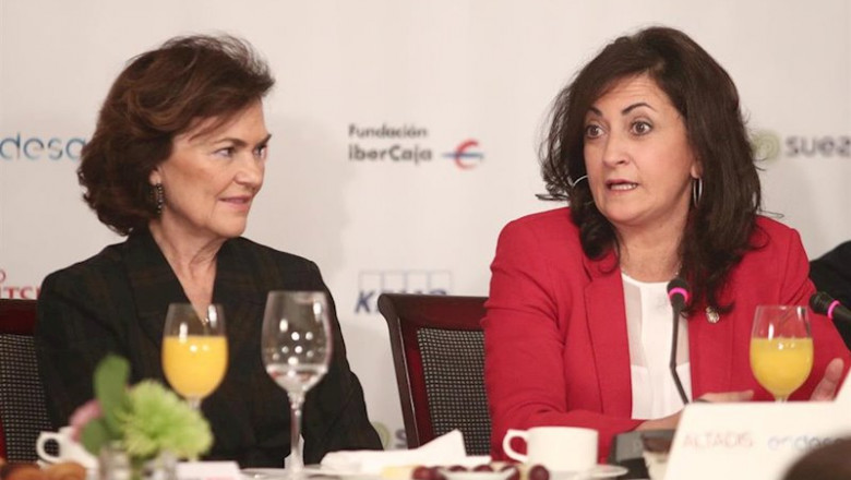 ep la presidenta de la comunidad de la rioja concha andreu dech y la vicepresidenta primera del