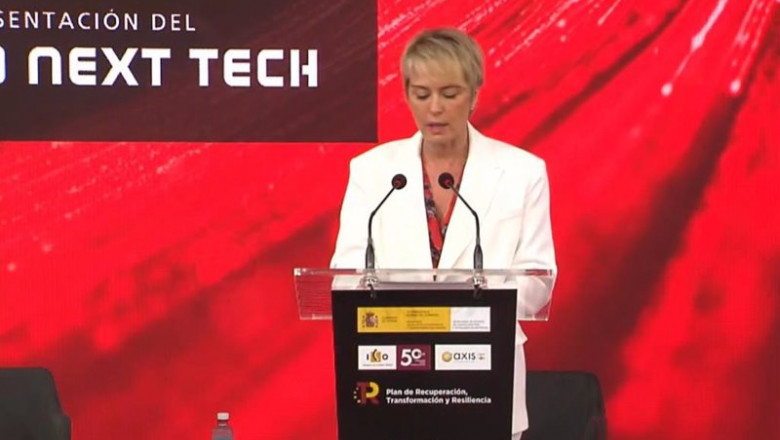 La secretaria de Estado de Digitalización e Inteligencia Artificial, Carme Artigas, durante la presentación de NextTech | MINISTERIO DE ECONOMÍA ep la secretaria de estado de digitalizacion e inteligencia artificial carme artigas durante la 20210719120606