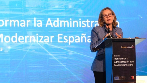 ep la vicepresidenta primera y ministra de asuntos economicos nadia calvino durante la clausura de 20230309145104