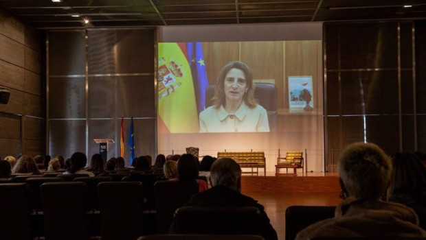 ep la vicepresidenta tercera teresa ribera inteviene en el foro ellas crean donde urge al sector de