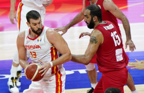 ep marc gasol en el espana - iran del mundial de baloncesto