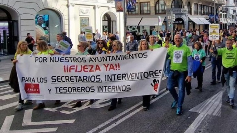 ep protesta de ansiti contra el abuso de la temporalidad en las administraciones publicas