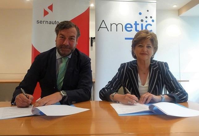 Sernauto y Ametic firman un acuerdo de colaboración | SERNAUTO ep sernautoametic firmanacuerdocolaboracion