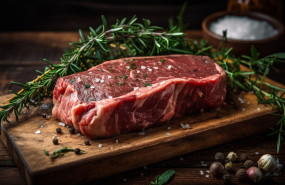 grilled sirloin marbled perfection juicy aromatic generated by ai grilled sirloin marbled perfection juicy aromatic generated by ai