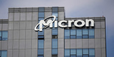photo d archives le logo de la societe micron technology est visible sur son bureau a shanghai 