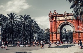 barcelona arco ciudad portada