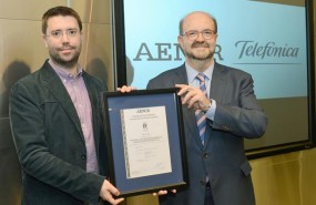 ep aenor entregacertificadotelefonica