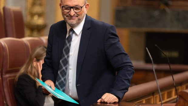 ep archivo   el diputado de junts josep maria cervera pinart durante una sesion plenaria en el