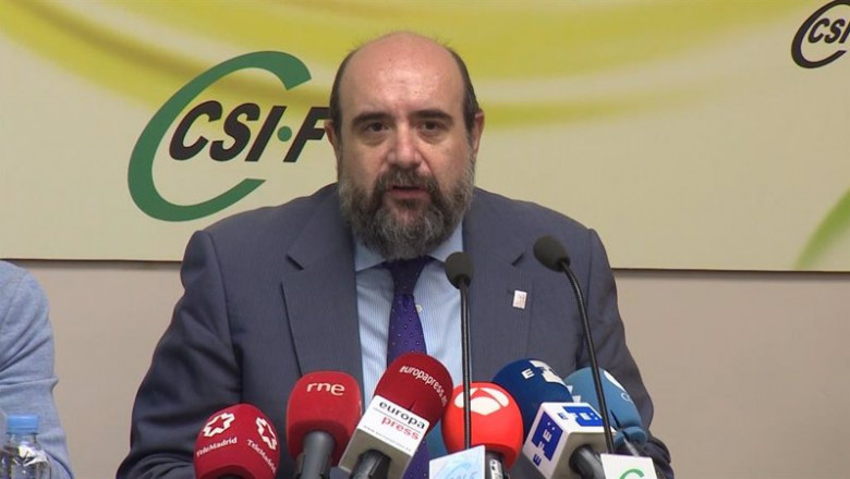 ep archivo el presidente de csif miguel borra en rueda de prensa ep archivo el presidente de csif miguel borra en rueda de prensa
