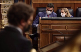 ep archivo   el presidente del gobierno pedro sanchez y la vicepresidenta primera del gobierno y