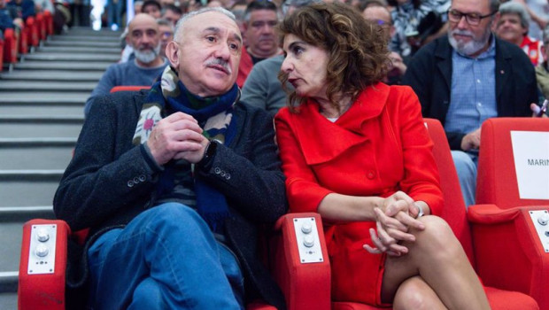 ep archivo el secretario general de ugt pepe alvarez y la vicepresidenta primera y ministra de ep archivo el secretario general de ugt pepe alvarez y la vicepresidenta primera y ministra de