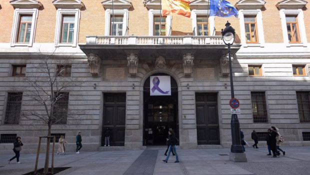 ep archivo   fachada del ministerio de hacienda a 8 de marzo de 2024 en madrid espana