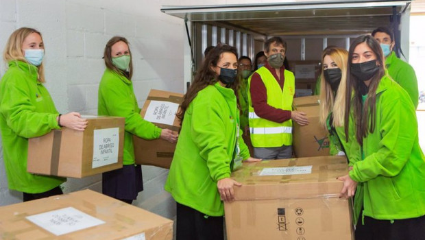 ep archivo   iberdrola envia mas de ocho toneladas de material humanitario a ucrania