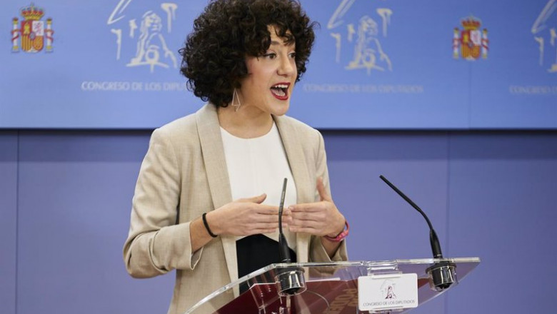 Archivo - La portavoz de En Comú Podem en el Congreso, Aina Vidal, en una rueda de prensa | A. Pérez Meca - Europa Press - Archivo ep archivo la portavoz de en comu podem en el congreso aina vidal en una rueda de prensa