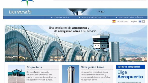 ep archivo   pagina web de aena