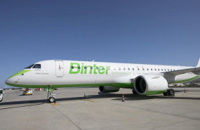 ep avion de la compania aerea binter