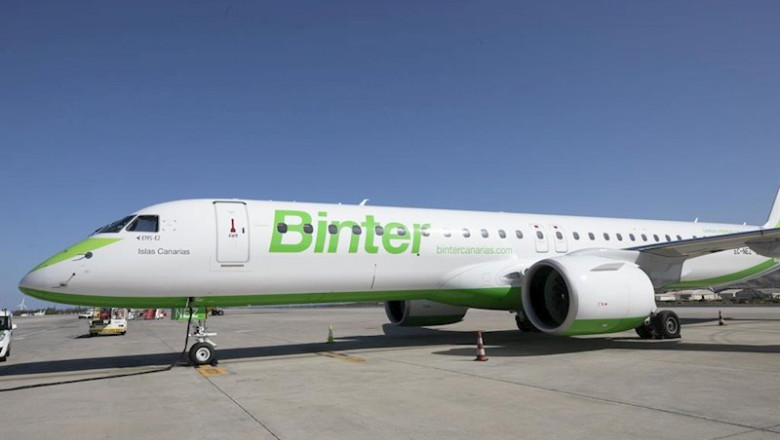 ep avion de la compania aerea binter