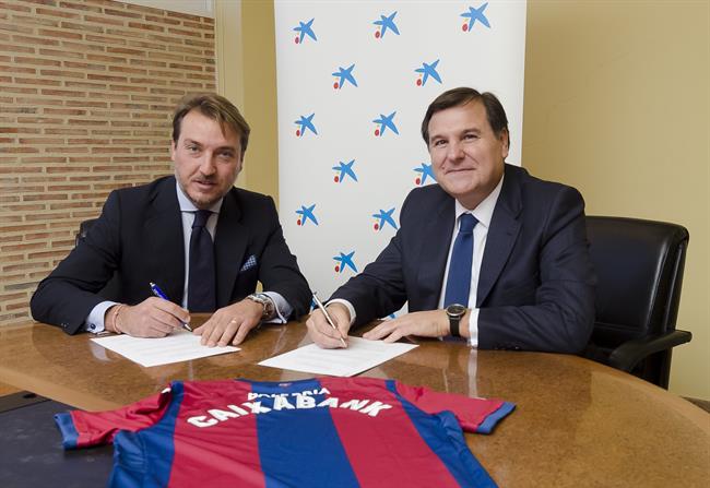 CaixaBank amplía su patrocinio oficial del Levante UD hasta 2020 | CAIXABANK ep caixabank ampliapatrocinio oficiallevante ud2020