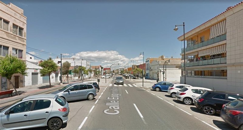 Calle de Eugènia Vinyes en el barrio del Cabanyal de València | GOOGLE MAPS ep calleeugnia vinyesbarriocabanyalvalncia