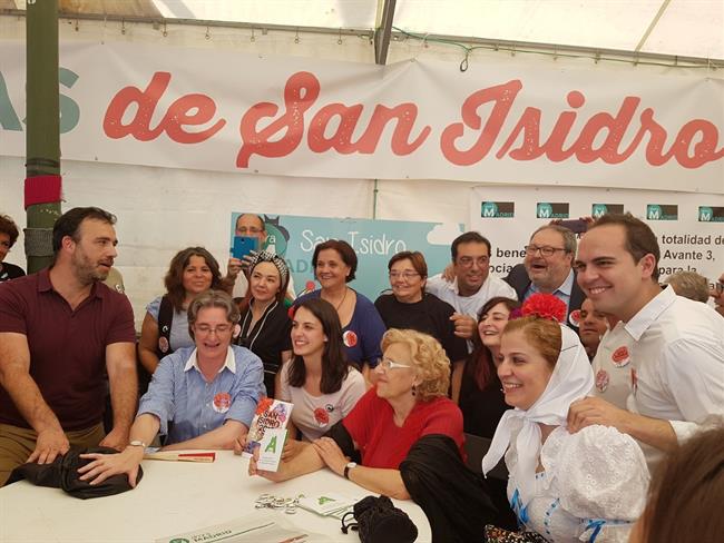 Carmena con ediles de Ahora Madrid | EUROPA PRESS ep carmenaedilesahora madrid
